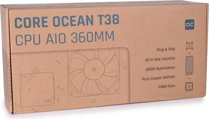Actual product image Alphacool Corea Ocean T38 360