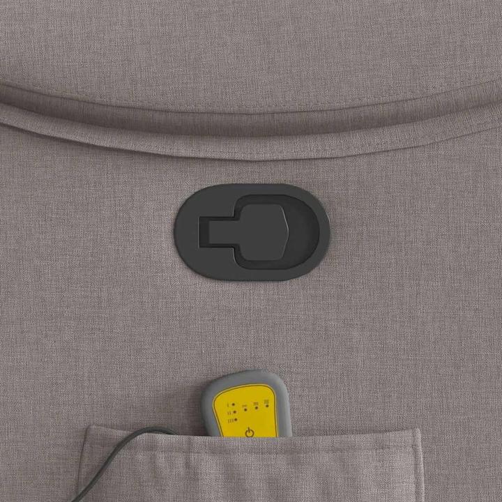 Produktbild VidaXL Massagesessel Taupe Stoff Massage TV-Sessel Sessel mit Massagefunktion