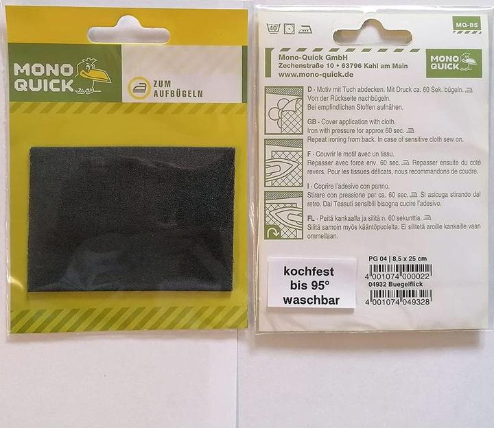 Actual product image Mono Quick Bügelflick "Kochfest" (1 pcs., 2.50 x 0.85 cm)