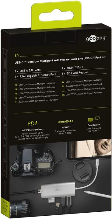 Immagine prodotto Goobay USB-C (USB-C, 5 porte)