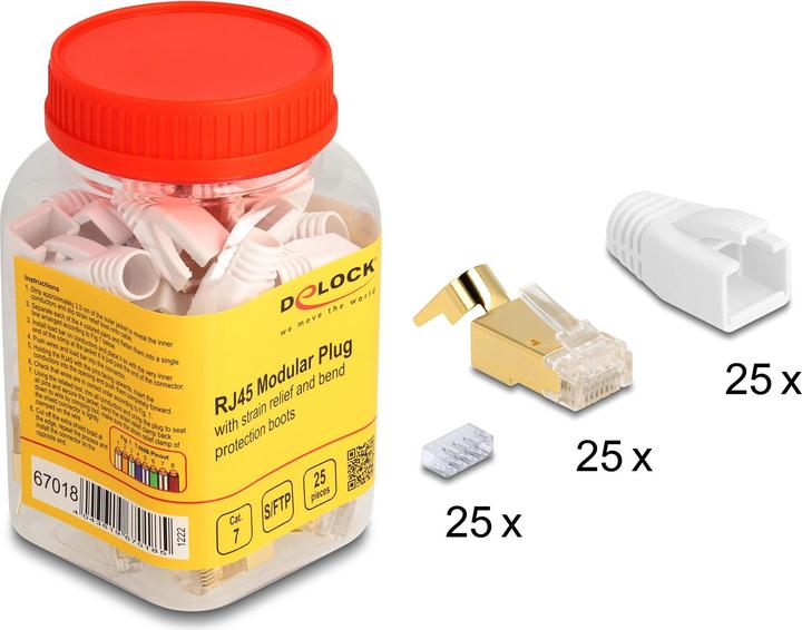 Produktbild Delock RJ45 Modularer Stecker (Netzwerkkabel Stecker)