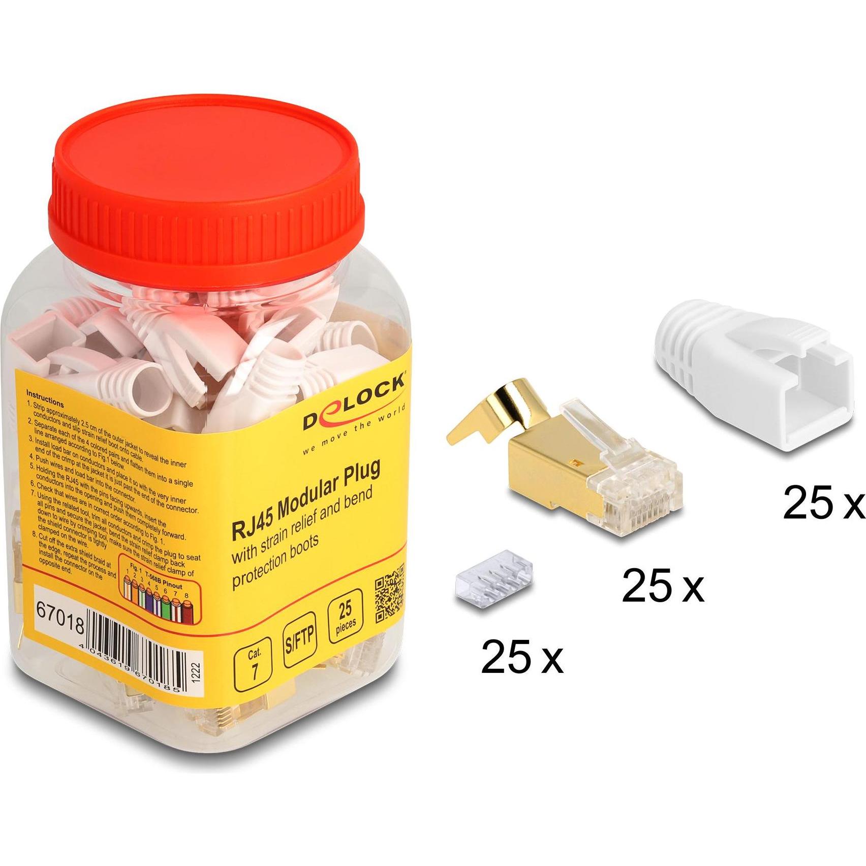 Thumbnail - Delock RJ45 Modularer Stecker (Netzwerkkabel Stecker), Netzwerk Zubehör