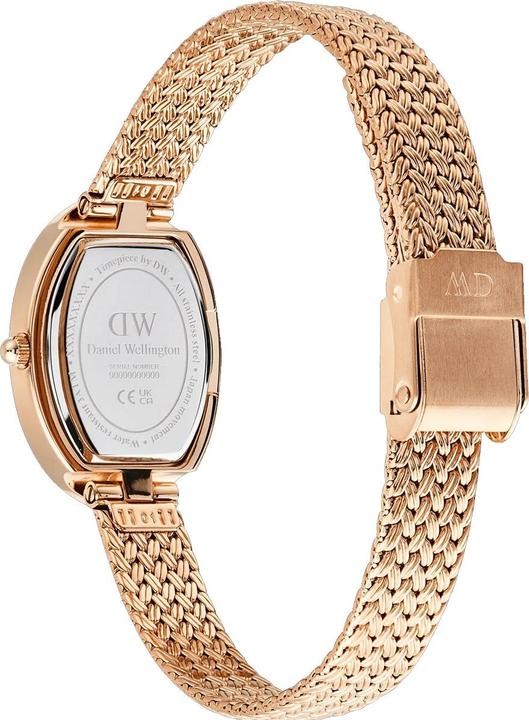 Produktbild Daniel Wellington Juliette Braided Mesh White Sunray Rose Gold (Analoguhr)