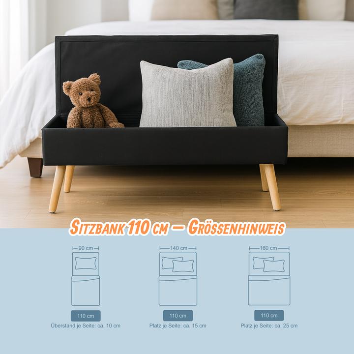 Produktbild Relaxdays Sitzbank (110 cm)