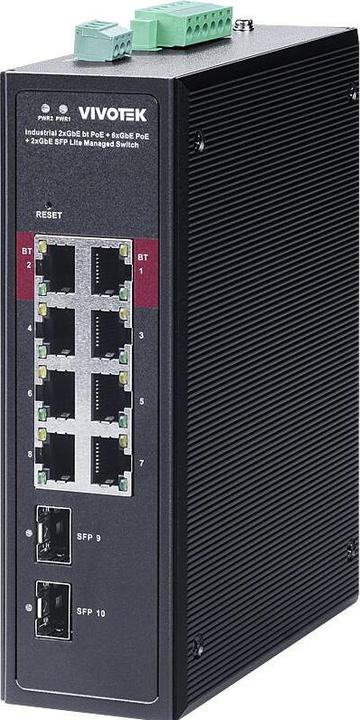 Produktbild Vivotek AW-IHB-1040 Switch managed 10-Port, PoE (10 Ports)