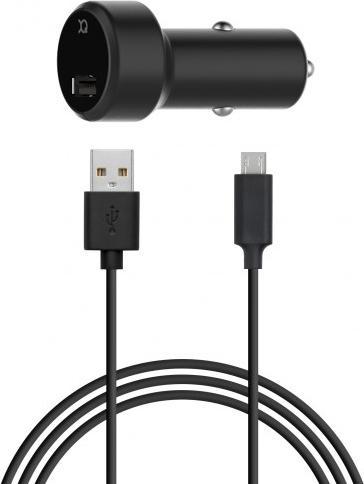 Produktbild Xqisit Car Charger 2.4A Single USB+Mic. USB