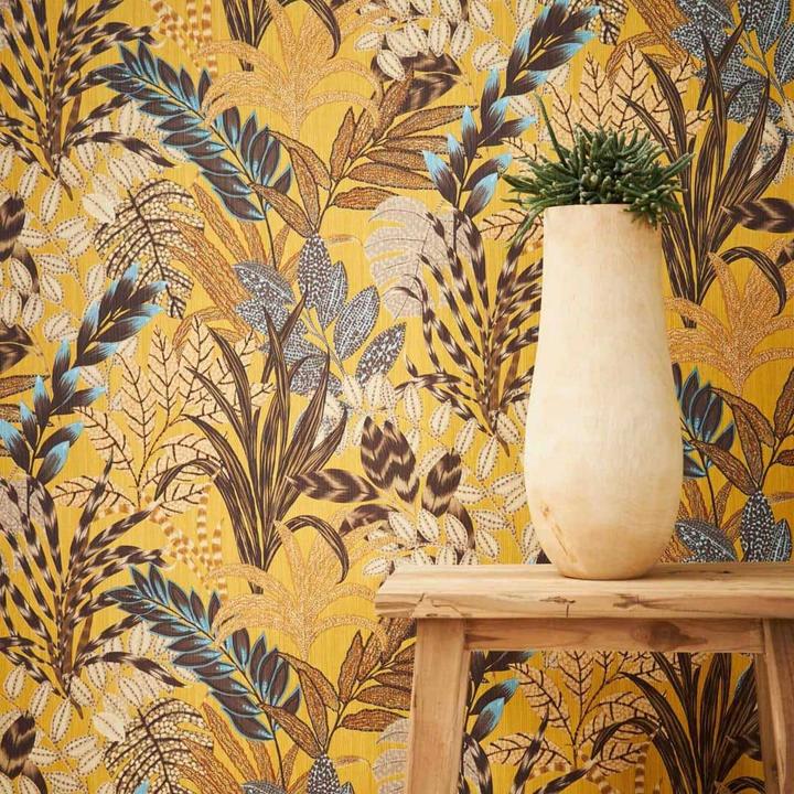 A.S. Création Non-woven wallpaper 37860-1 Metropolitan Stories 2 colours yellow (53 x 1005 cm)