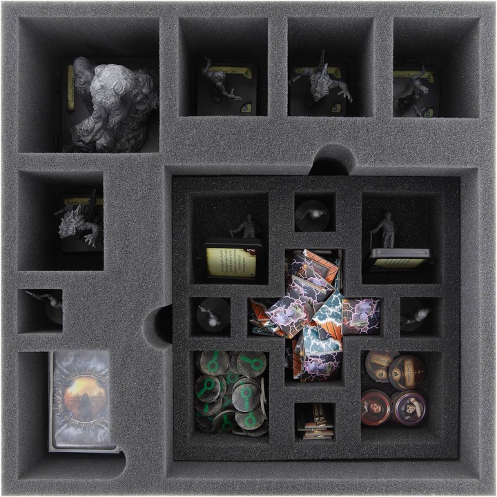 Produktbild Feldherr AF27SET - Schaumstoff-Set für Villen des Wahnsinns (2. Edition): Grauenvolle Reisen, Brettspielbox