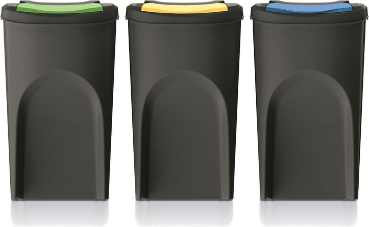 Image du produit Prosperplast Keden SORTI BOX corbeille - recyclage noir (35 l)