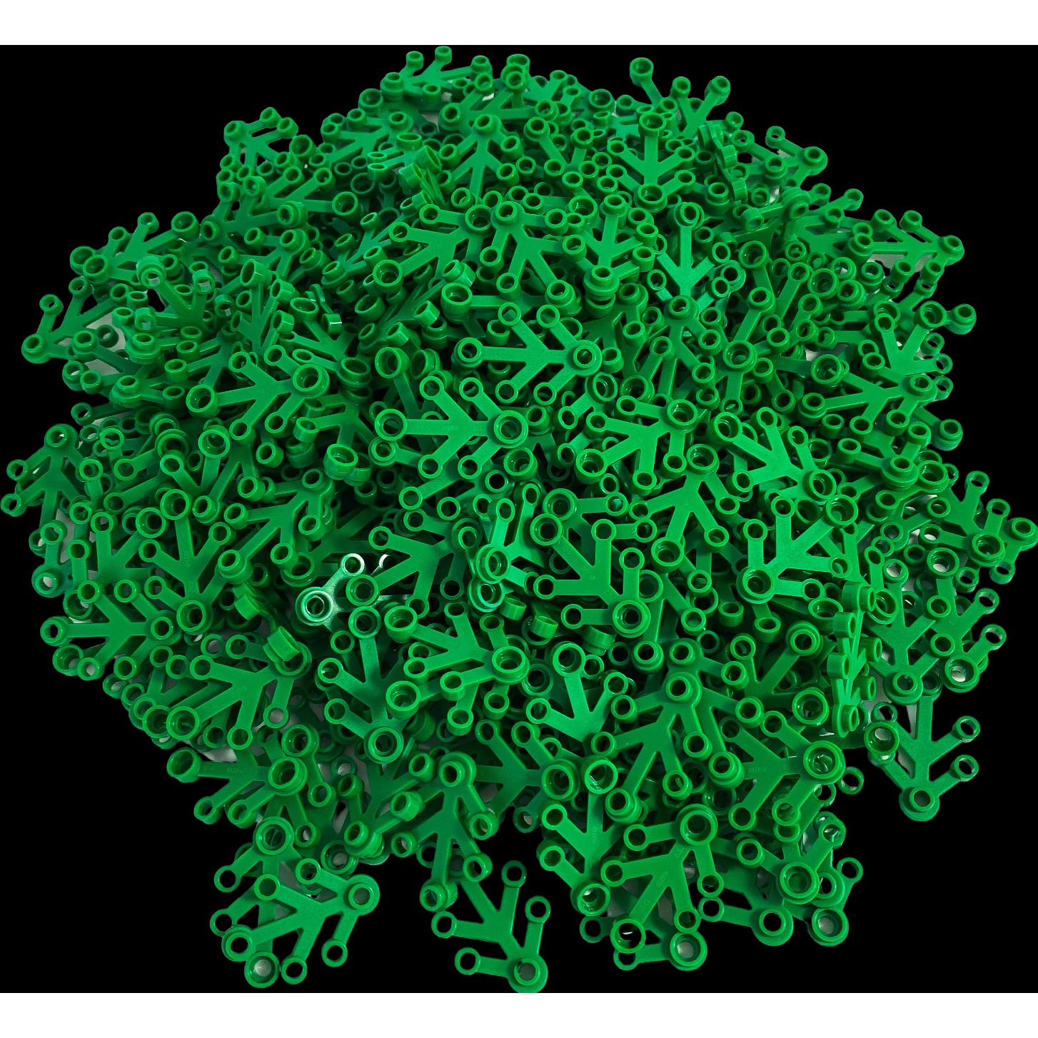 LEGO Blätter Grün 4x3 - Laub Pflanzen Grünzeug Baum Green - Green 2423 - 50x (2423, LEGO Zubehör)