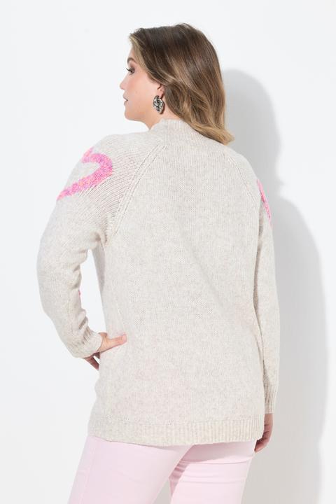 Produktbild Miamoda Pullover, Komfort Fit, Herzen aus Noppengarn (54)