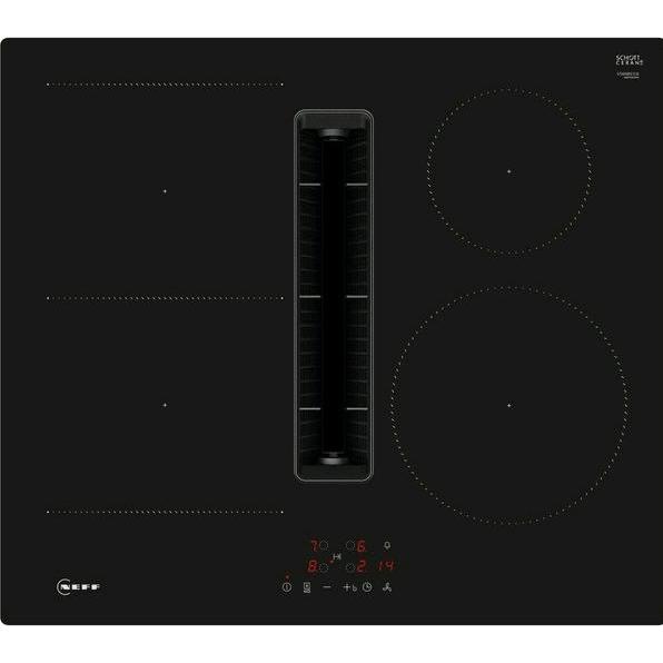 Neff V56NBS1L0 Kochfeld mit Dunstabzug, Piano di cottura, Nero