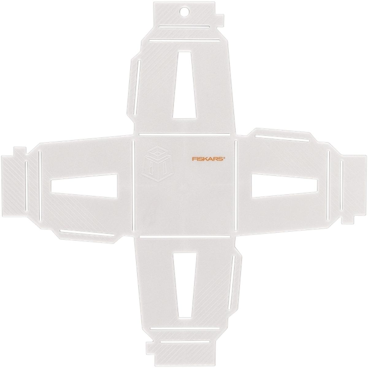 Thumbnail - Fiskars 1059568 3D Papier-Juwel, Laternen-Schablone, Weiss