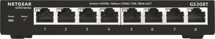 Actual product image Netgear GS308T (8 Ports)
