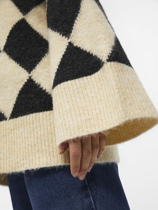 Actual product image Object Patterned knitted jumper (S)