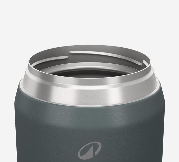 Immagine prodotto Quechua Lebensmitteldose 0,5 l Isolierdose Edelstahl Camping Wandern - 900 schwarz (0.50 l)