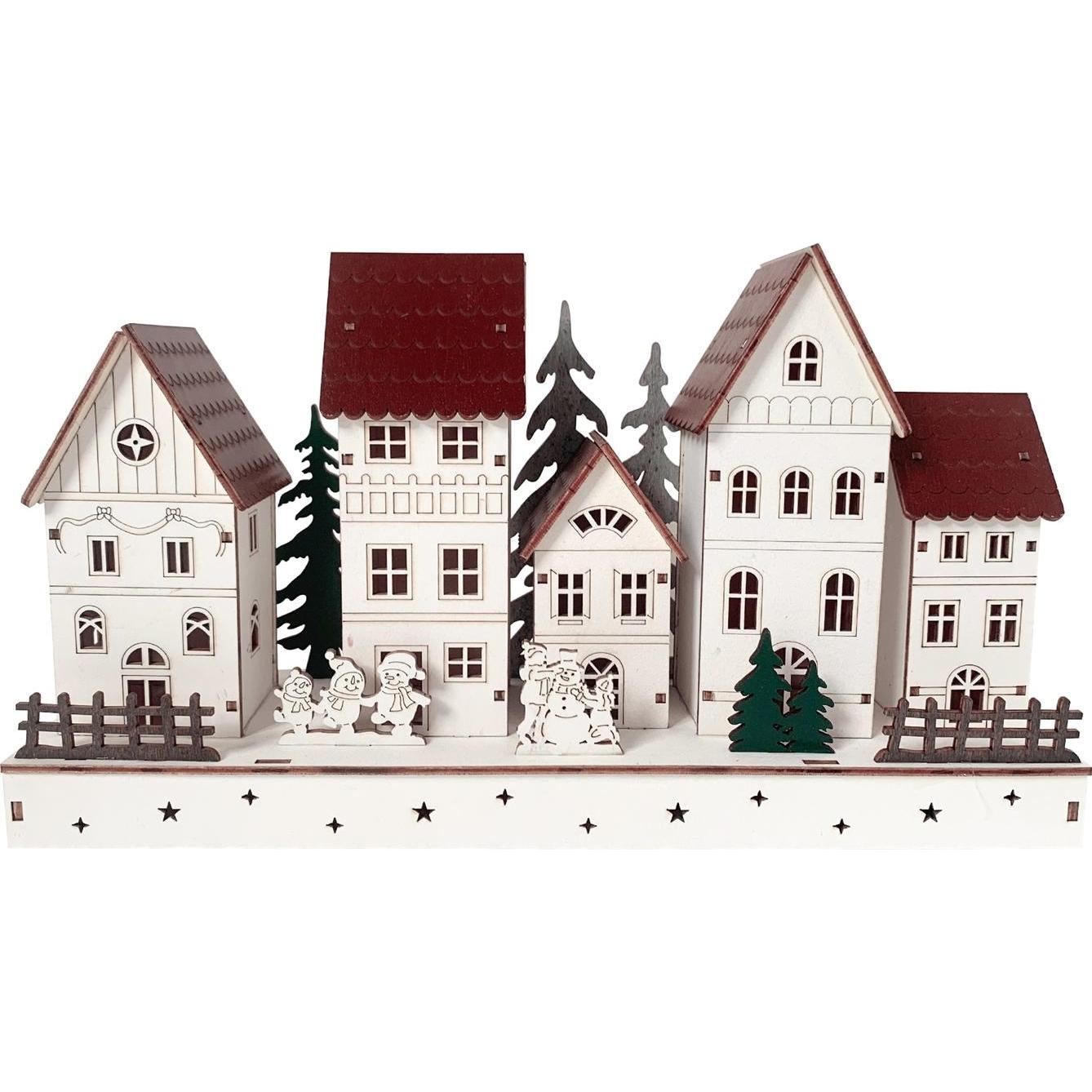 HTI-Living, Weihnachtsbeleuchtung, Winterszene Winterstrasse