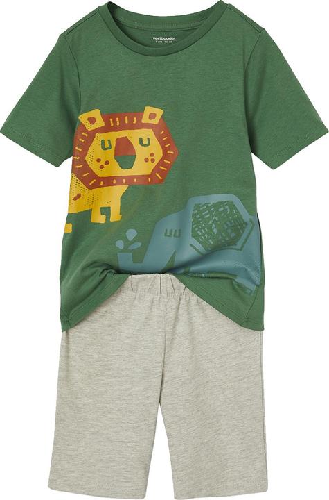 Image du produit Vertbaudet 2er-Pack Jungen Sommer-Schlafanzüge, Savannentiere mit Recycling-Baumwolle (98)