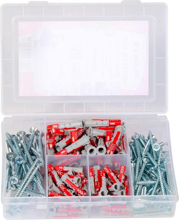 Actual product image Fischer Meister-Box DUOPOWER with screws 50x6/.5x40 30x8/5x60 (160 pcs.)