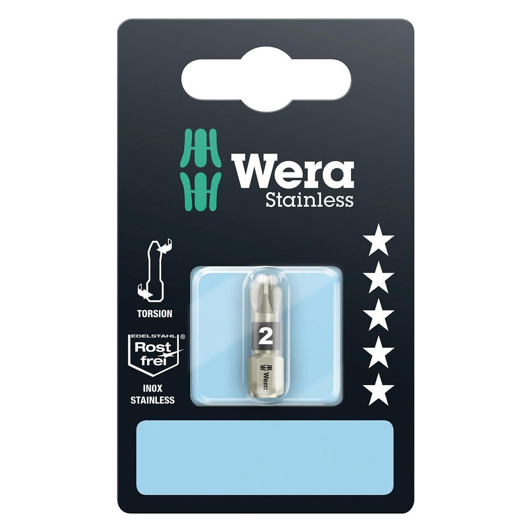Wera, Bits, 3855/1 TS PZ 2 x 25 mm SB (Kreuz Pozidriv PZ)