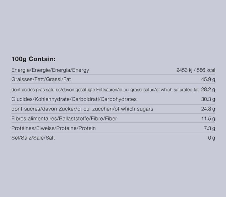 Valori nutrizionali e ingredienti Cimanorma Edizione Ticino (100 g)