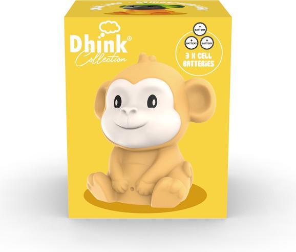 Produktbild Dhink Mini Nightlight Monkey Orange