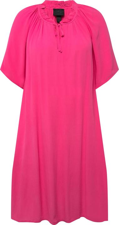 Produktbild Ulla Popken Kleid, Rüschen, A-Linie, Tunika-Ausschnitt, Halbarm (54)