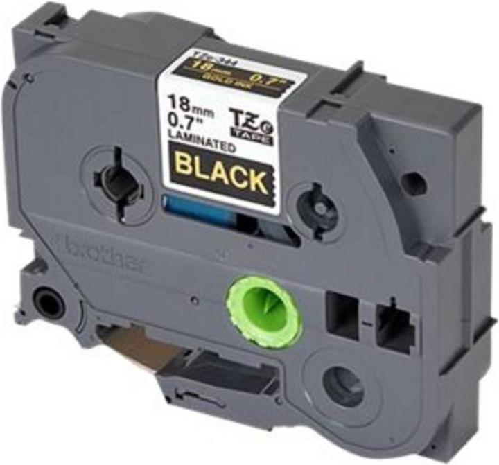 Produktbild Brother Tze-344 (1.80 cm, Gold, Schwarz)