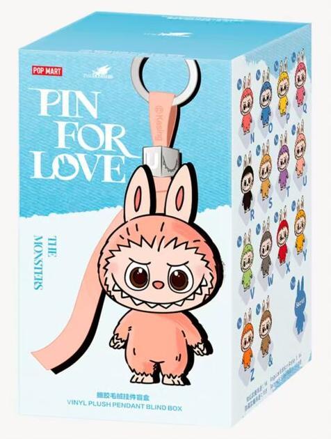 Pop Mart The Monsters Labubu Pin for Love (N-Z) Blindbox (Single