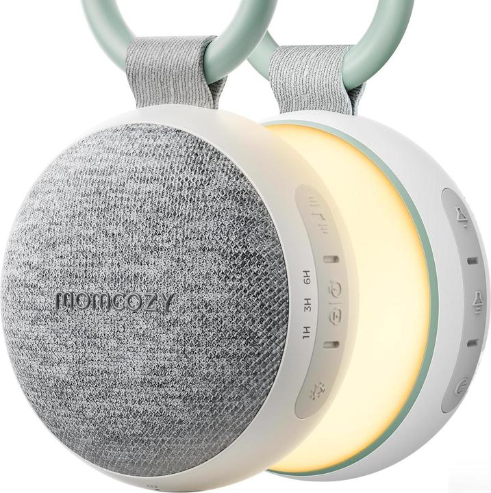 Momcozy Tragbare White Noise Maschine mit Nachtlicht