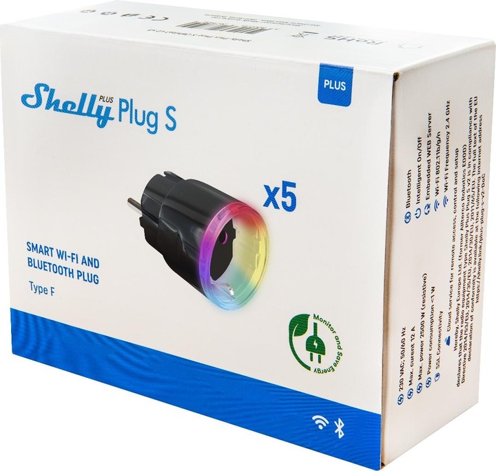 Actual product image Shelly Plus Plug S