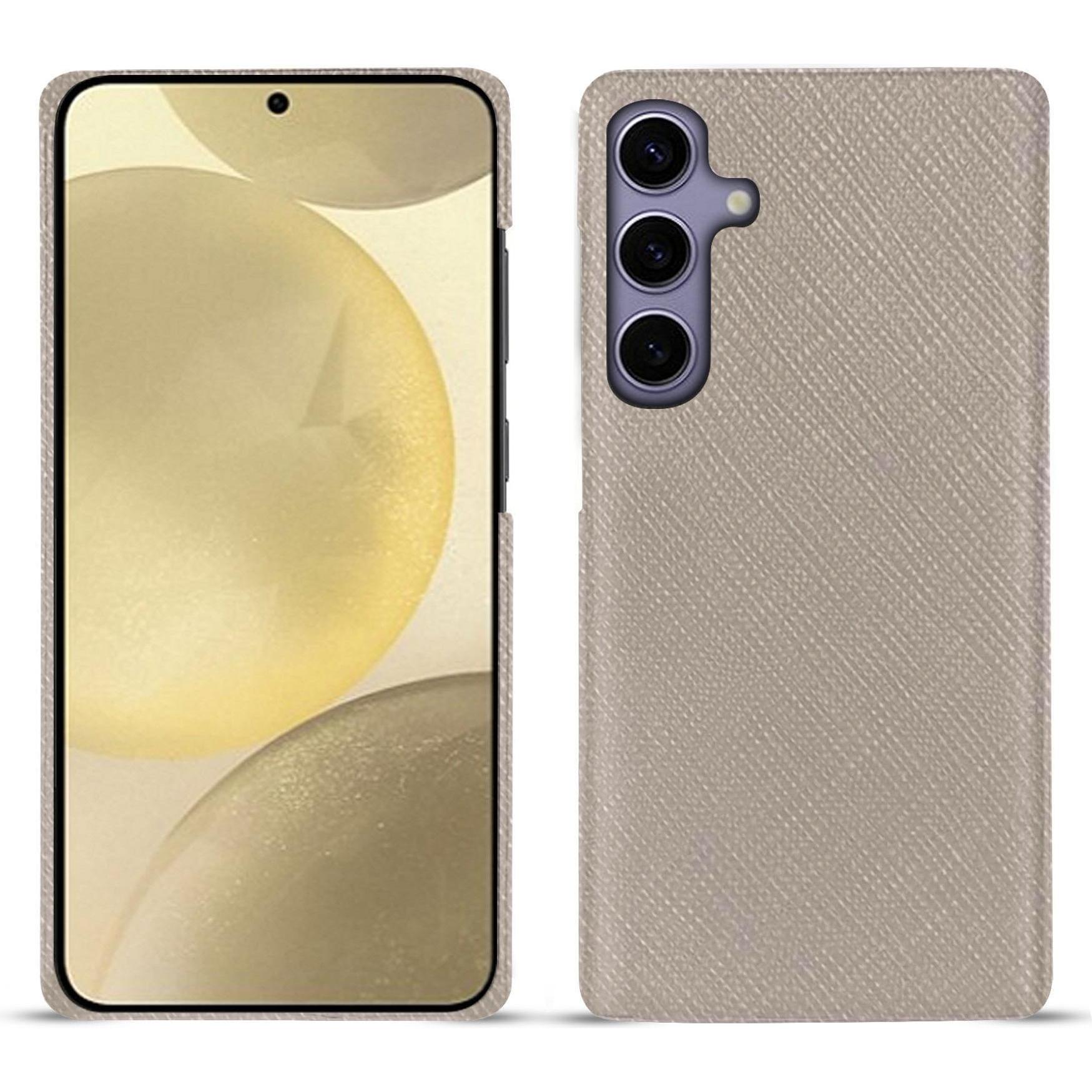 Noreve Lederschutzhülle (Samsung Galaxy S23+, Samsung Galaxy S24+), Smartphone Hülle, Beige