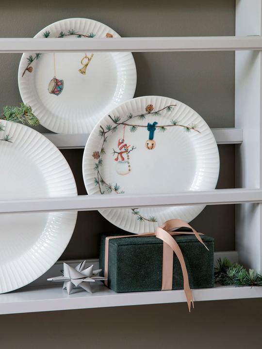 Actual product image Kähler Hammershoi Jul Christmas Plate (1 x, 22 cm)