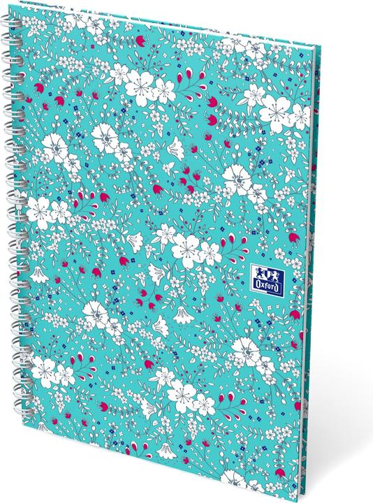 Oxford FORME FLORAL - Spiralbuch (A5, Kariert, Harter Einband)