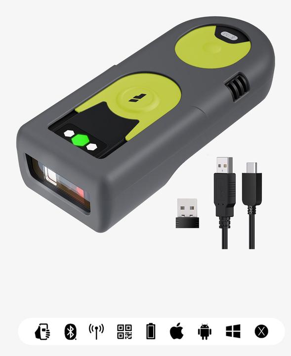 Produktbild Inateck Barcodescanner 42 green (BCST-42 green) (2D-Barcodes, 1D-Barcodes)