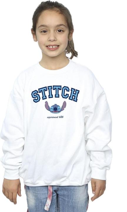 Actual product image Disney Girls Lilo And Stitch Collegial Sweatshirt (152, 158)