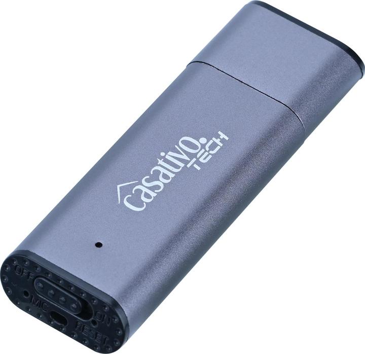 Actual product image Casativo 2in1 digital voice recorder & USB stick with sound activation (8 GB)