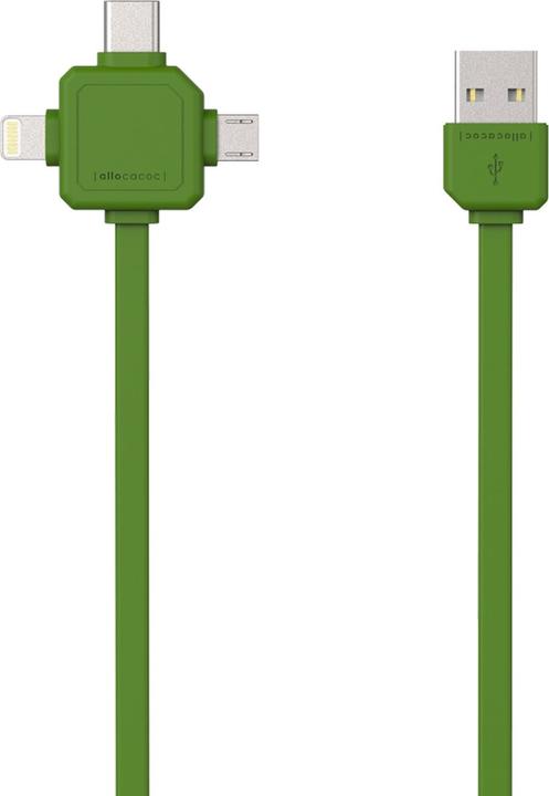 Allocacoc USB 3 in 1 (1.50 m, USB 2.0)