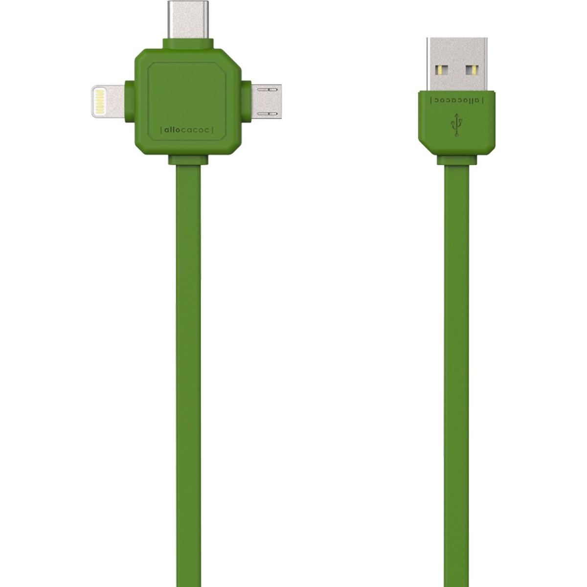 Thumbnail - Allocacoc USB 3 in 1 (1.50 m, USB 2.0), USB Kabel