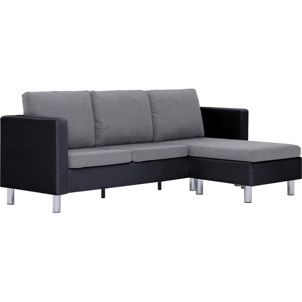 VidaXL, Sofa, 10-tlg. Garten-Lounge-Set mit Kissen (Ecksofa)