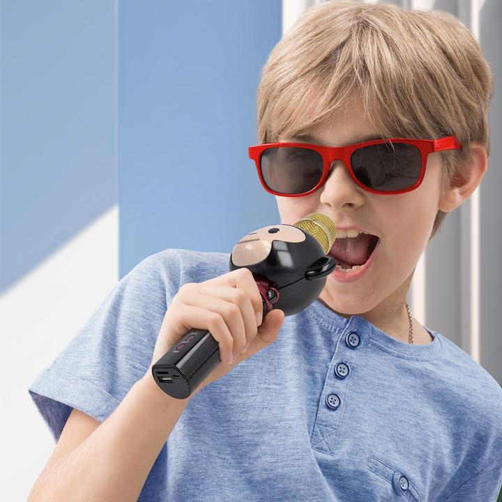 Produktbild Maxlife Bluetooth microphone with speaker Animal MX-100 black