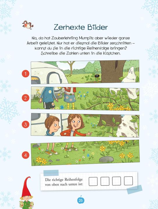 Actual product image Petronella Apfelmus - Zauberstab und Wichteltür. Das grosse Weihnachtsrätselbuch