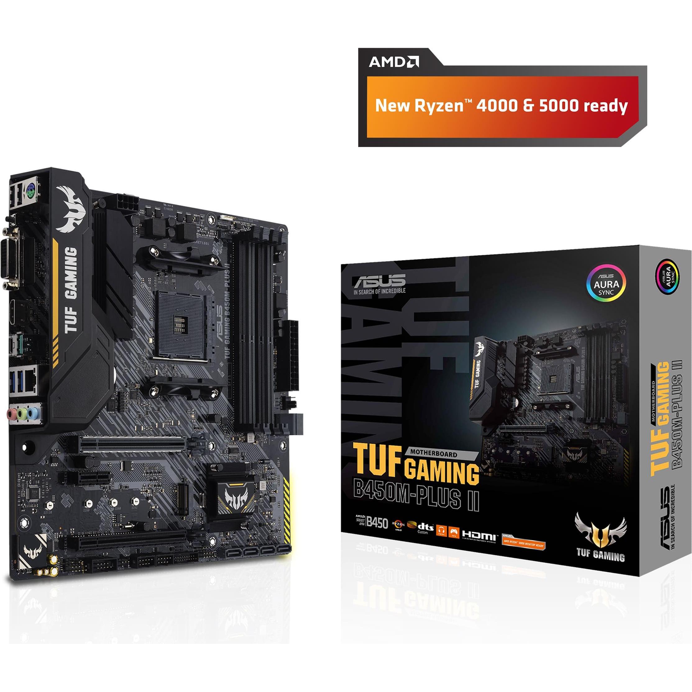 ASUS TUF B450M-Plus II Gaming (AM4, AMD B450, mATX), Mainboard