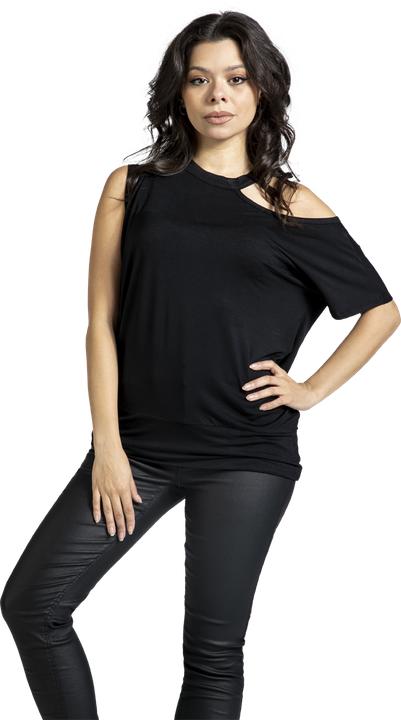 Produktbild Black Premium Essential T-Shirt mit Off-Shoulder (S)