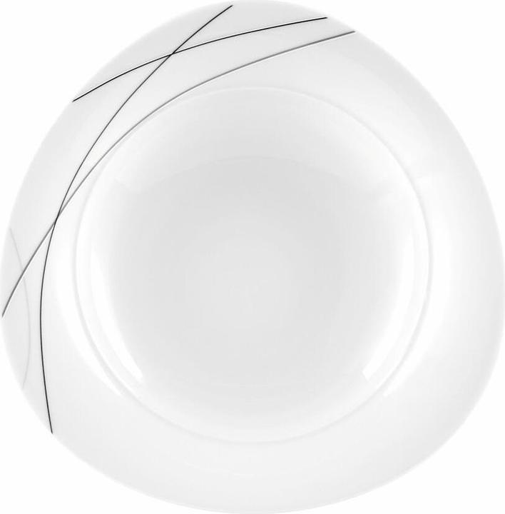 Produktbild Seltmann Suppenteller Trio 6 Stück, Weiss Schwarz (6 x, 23 cm)