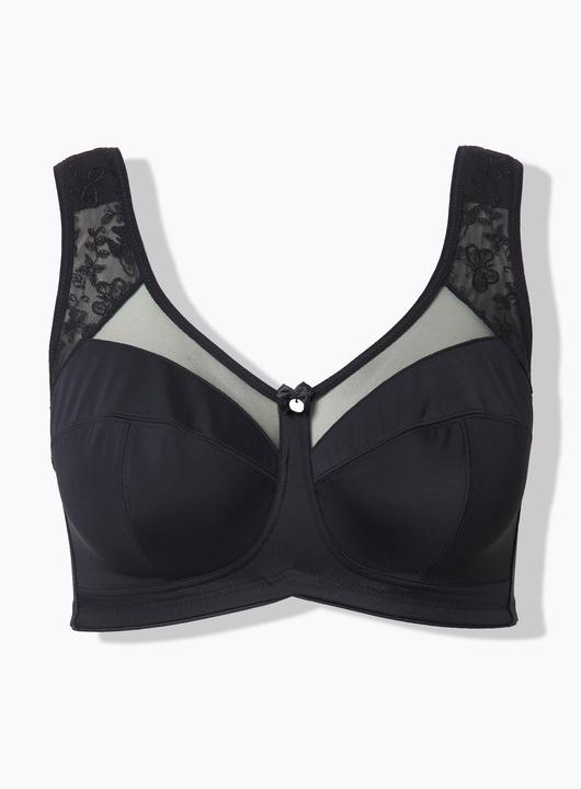 Actual product image Ulla Popken Mesh Panel Comfort Bra (Single pack, 110 E)