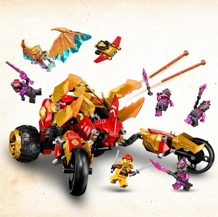 Productafbeelding LEGO Kai's Gouden Draken Raider (71773, LEGO Ninjago)