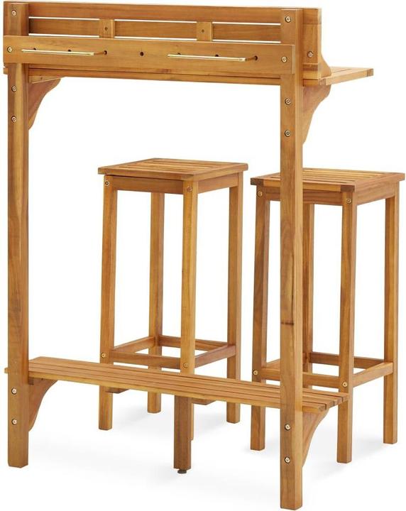 Produktbild vidaXL Balkon Bar Set