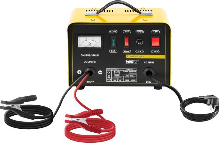 Actual product image MSW Car battery charger (12V, 24V, 27 A)