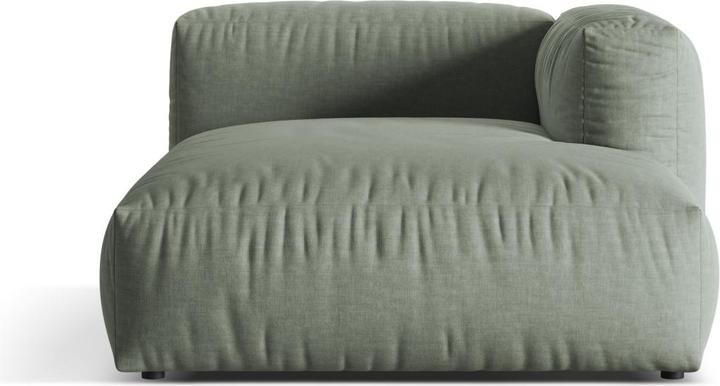 Image du produit Micadoni Chaise longue modulable droite, "Martina", 1 Place, 176x123x75 Fabriqué en Europe (Recamière)